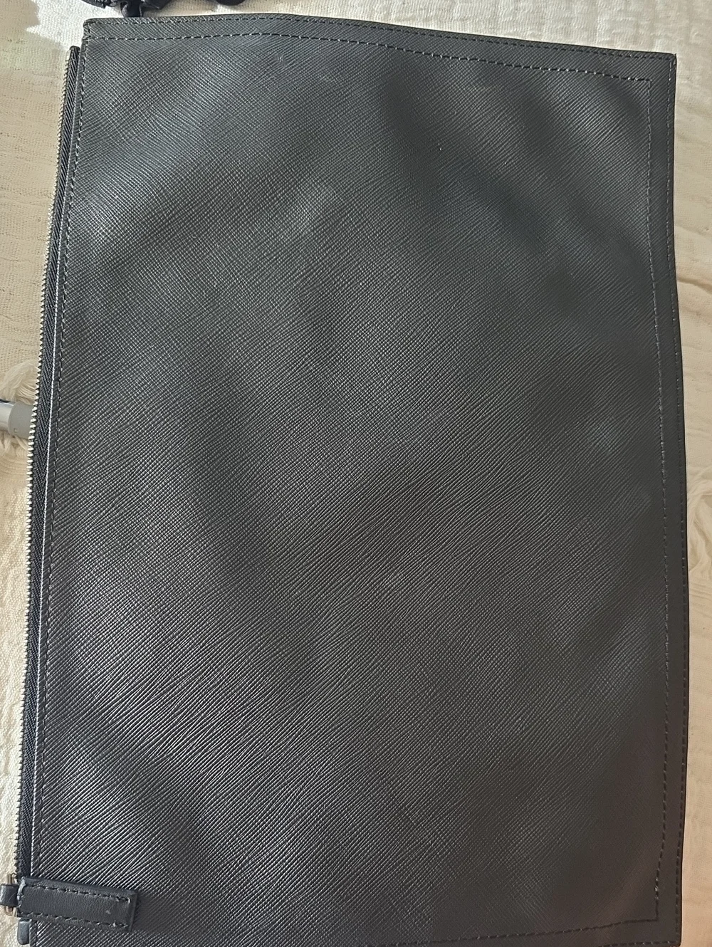 Givenchy Black Rottweiler Print Document Pouch